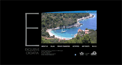 Desktop Screenshot of exclusivecroatia.hr